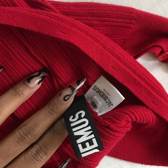 Jacquemus Double Button Ribbed Knit Sweater - Picture 2 of 4